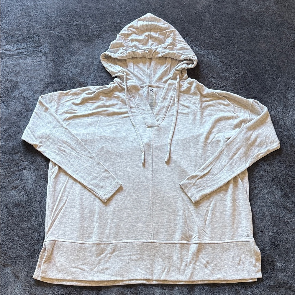 Lou & Grey Ribtrim Signaturesoft Hoodie Top - XS